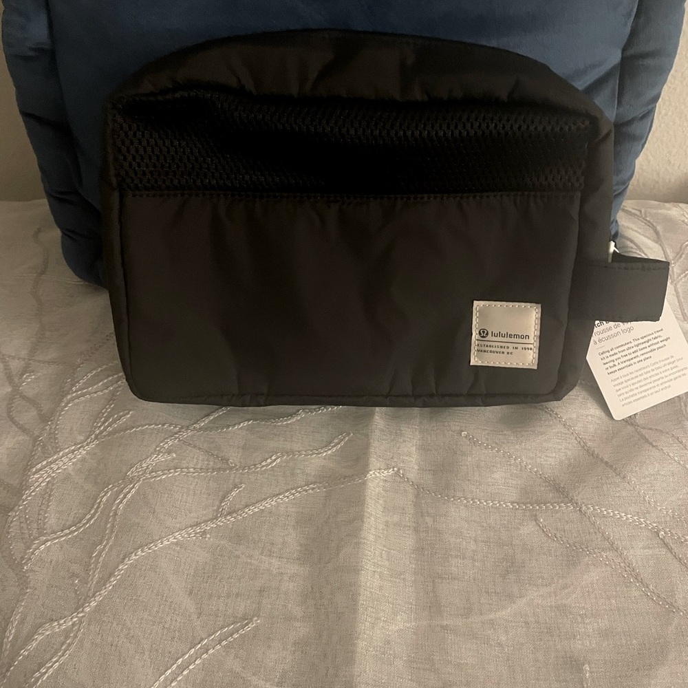 NWT Lululemon travel kit bag in Black color